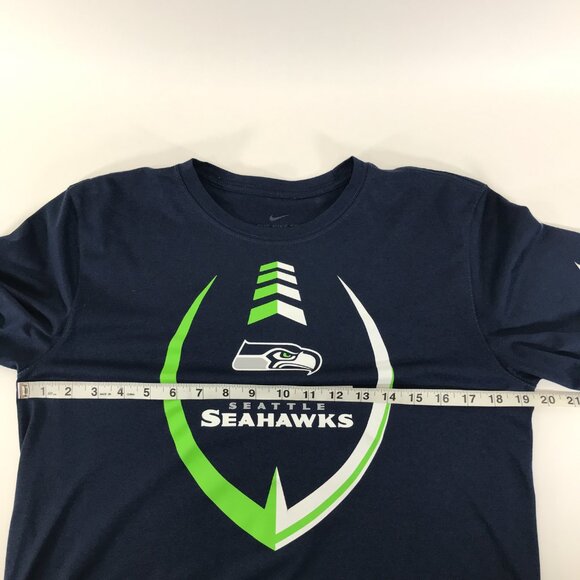 Nike Dri-Fit Seattle Seahawks Graphic Print T-Shirt Men's Medium Football Sports - Picture 4 of 8